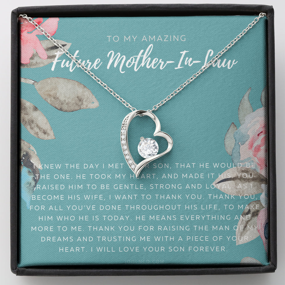 Forever Love | Future Mother in Law Gift | Mom in Law Jewelry | Mother's Day Gift for Mother-in-Law | Gift for Mother in Law | Mother-in-Law Necklace