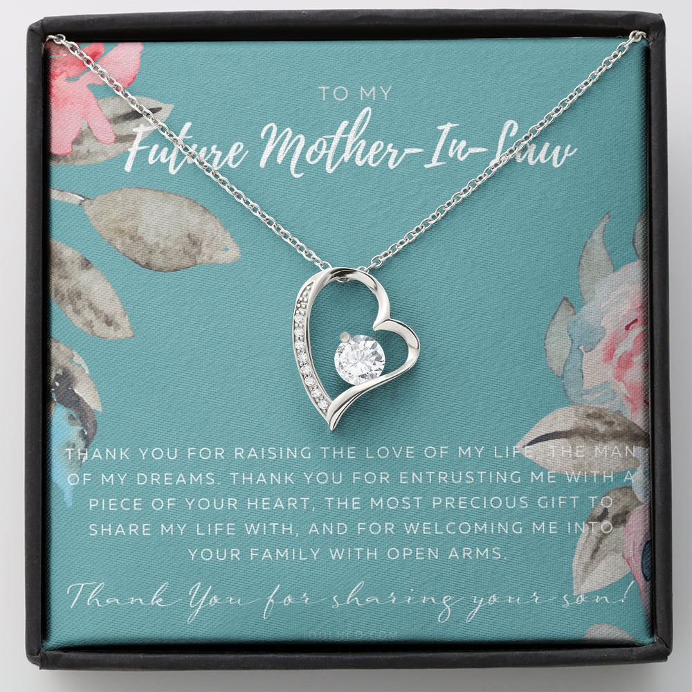 Forever Love | Future Mother in Law Gift | Mom in Law Jewelry | Mother's Day Gift for Mother-in-Law | Gift for Mother in Law | Mother-in-Law Necklace