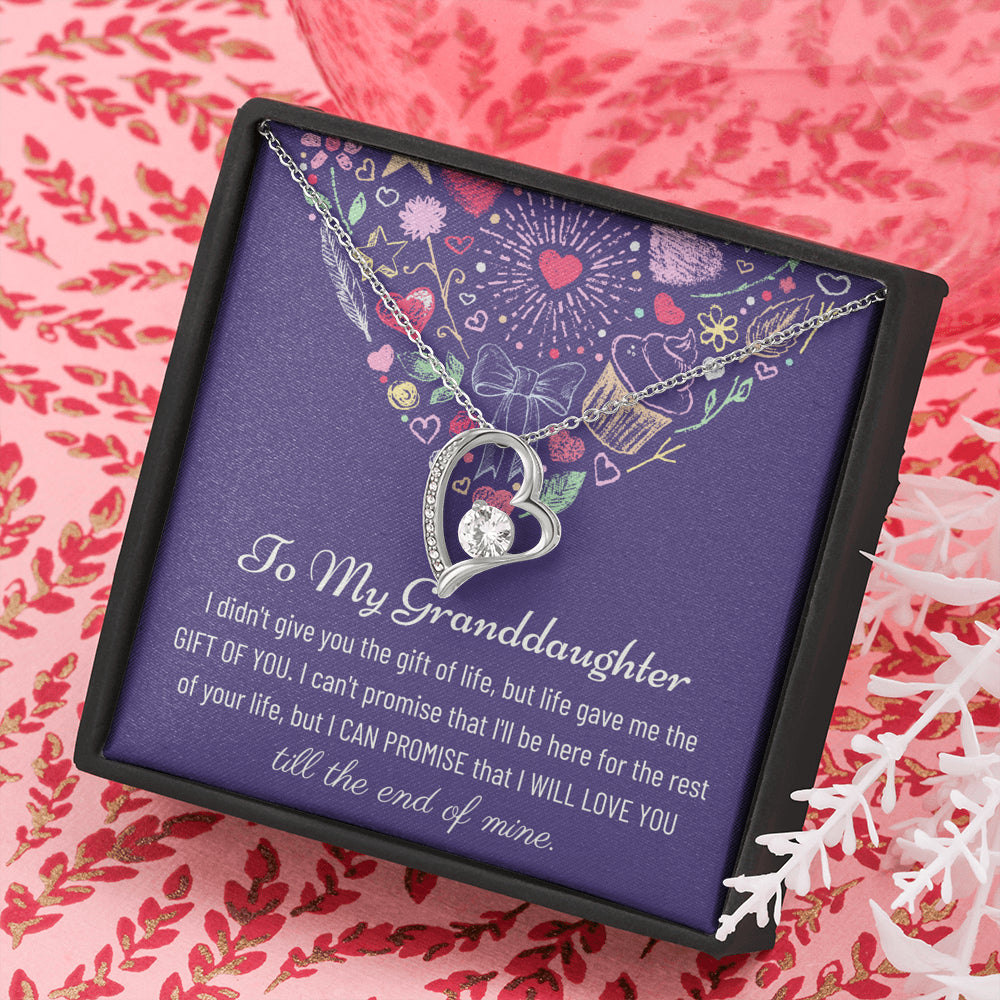 christmas gift, Heart Necklace, heart jewelry, heart gift daughter, christmas necklace, interlocking gift, meaningful gift, unique gift, Granddaughter gift, to my Granddaughter, Granddaughter xmas, gift from grandma, Granddaughter