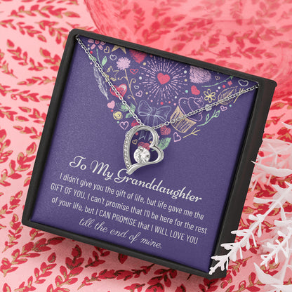 christmas gift, Heart Necklace, heart jewelry, heart gift daughter, christmas necklace, interlocking gift, meaningful gift, unique gift, Granddaughter gift, to my Granddaughter, Granddaughter xmas, gift from grandma, Granddaughter