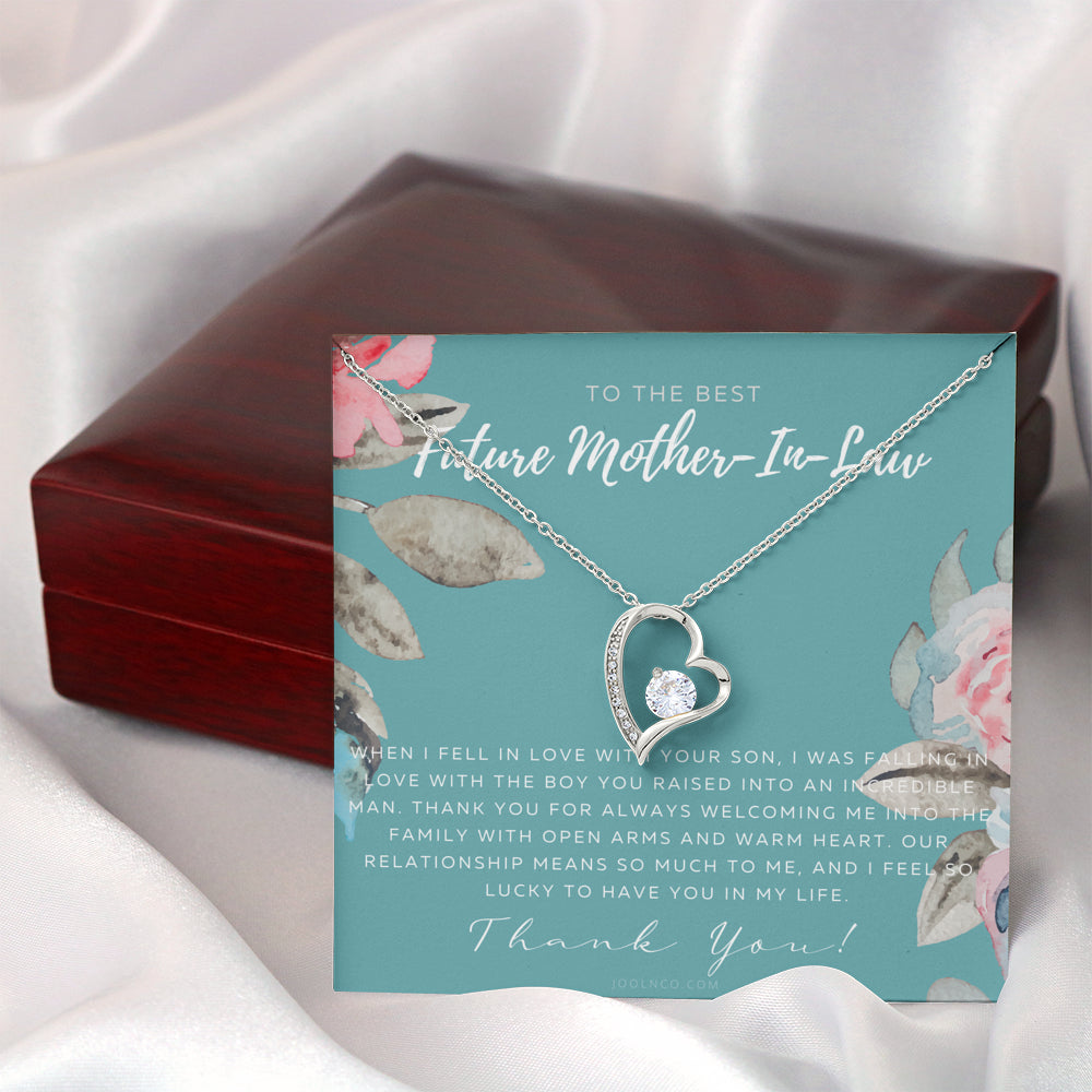Forever Love | Future Mother in Law Gift | Mom in Law Jewelry | Mother's Day Gift for Mother-in-Law | Gift for Mother in Law | Mother-in-Law Necklace