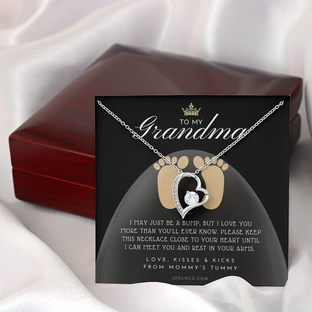 New Grandma Gift | Mom to Grandma Necklace | Pregnancy Announcement Grandparent | First Time Grandma Gifts | New Grandma Necklace
