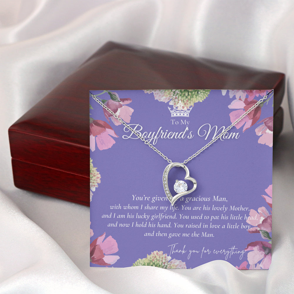 Gift for boyfriend's mom | Boyfriend's Mom Necklace | To my boyfriend’s Mom Gift | Mother’s day gift for Boyfriend's Mom