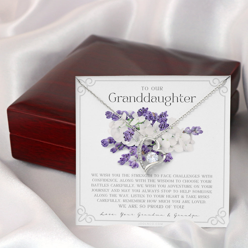 Gift for Granddaughter from Grandma & Grandpa, To Our Granddaughter, Live Your Dreams, Birthday, Graduation, Christmas