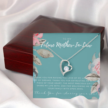Forever Love | Future Mother in Law Gift | Mom in Law Jewelry | Mother's Day Gift for Mother-in-Law | Gift for Mother in Law | Mother-in-Law Necklace