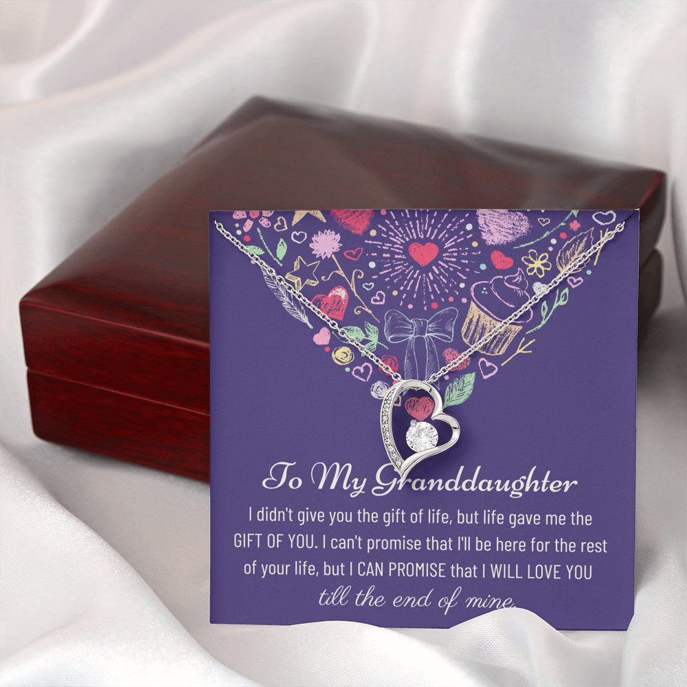 christmas gift, Heart Necklace, heart jewelry, heart gift daughter, christmas necklace, interlocking gift, meaningful gift, unique gift, Granddaughter gift, to my Granddaughter, Granddaughter xmas, gift from grandma, Granddaughter