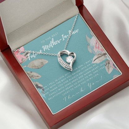 Forever Love | Future Mother in Law Gift | Mom in Law Jewelry | Mother's Day Gift for Mother-in-Law | Gift for Mother in Law | Mother-in-Law Necklace