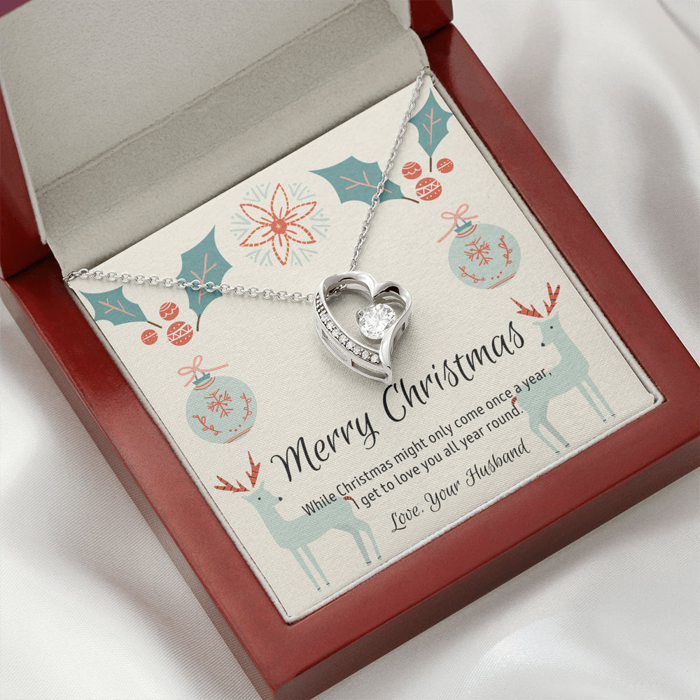 Christmas Gift for Wife, Love Knot Necklace for Wife, Christmas Present for Wife, Christmas Gift for Love