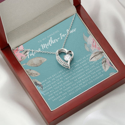 Forever Love | Future Mother in Law Gift | Mom in Law Jewelry | Mother's Day Gift for Mother-in-Law | Gift for Mother in Law | Mother-in-Law Necklace