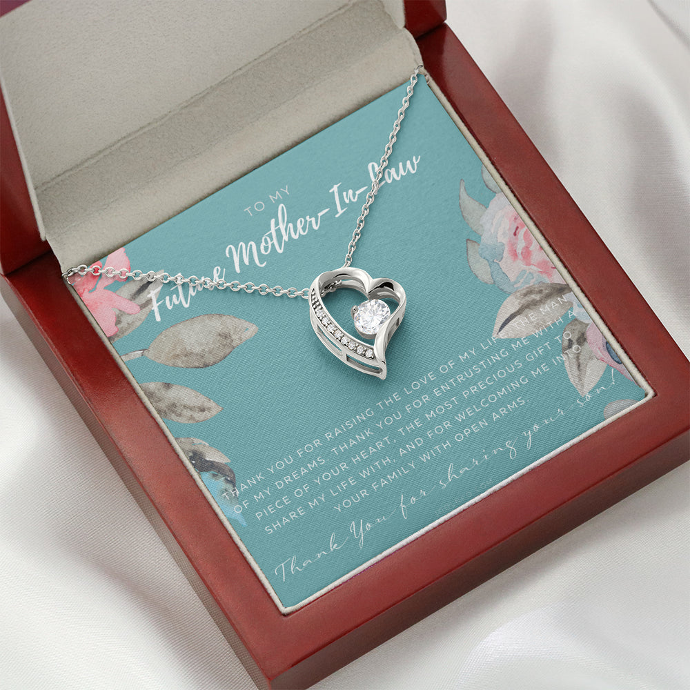 Forever Love | Future Mother in Law Gift | Mom in Law Jewelry | Mother's Day Gift for Mother-in-Law | Gift for Mother in Law | Mother-in-Law Necklace