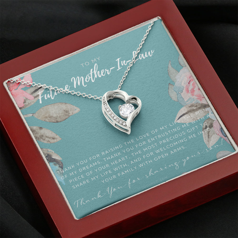 Forever Love | Future Mother in Law Gift | Mom in Law Jewelry | Mother's Day Gift for Mother-in-Law | Gift for Mother in Law | Mother-in-Law Necklace