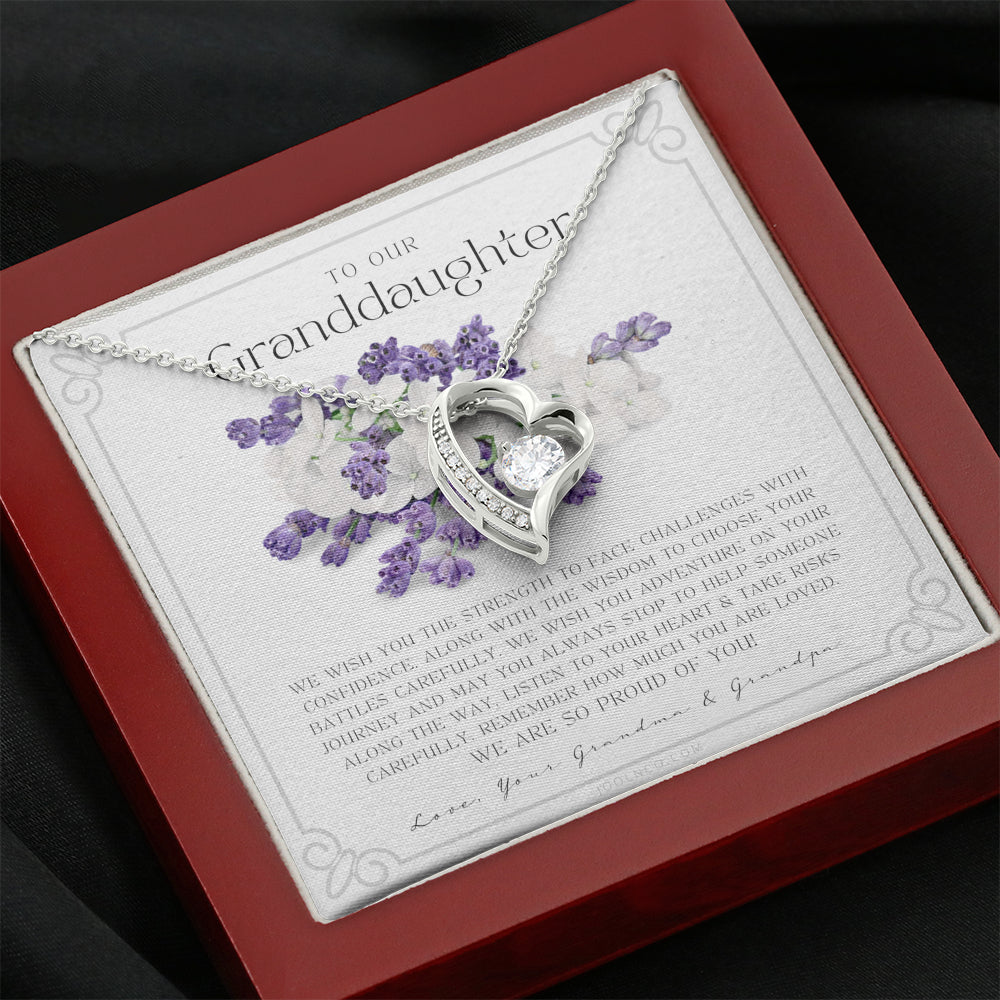 Gift for Granddaughter from Grandma & Grandpa, To Our Granddaughter, Live Your Dreams, Birthday, Graduation, Christmas