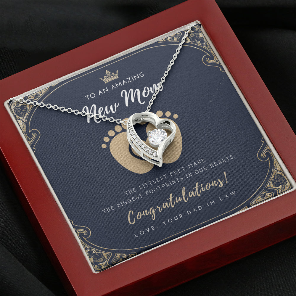 Daughter In Law Pregnancy Gift | Mom to be gift | New Mommy Necklace | To Mommy to be | New Mom Jewelry | From Dad In Law