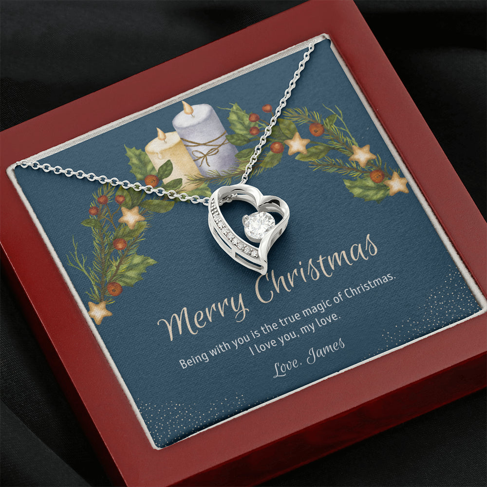 Christmas Gift for Wife, Love Knot Necklace for Wife, Christmas Present for Wife, Christmas Gift for Love, Christmas Gift for Girlfriend