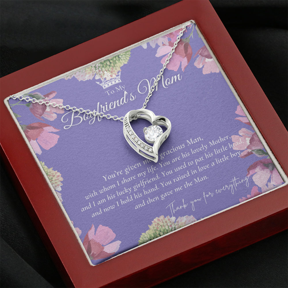 Gift for boyfriend's mom | Boyfriend's Mom Necklace | To my boyfriend’s Mom Gift | Mother’s day gift for Boyfriend's Mom