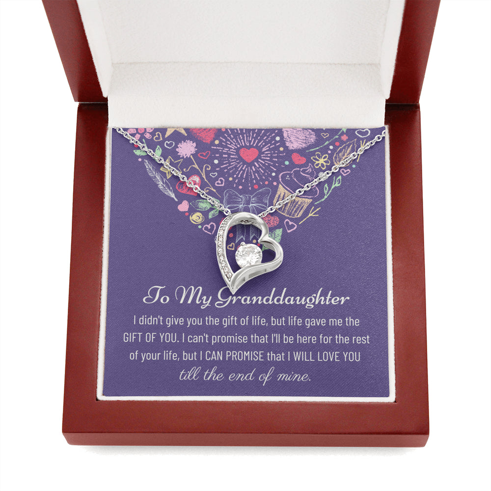 christmas gift, Heart Necklace, heart jewelry, heart gift daughter, christmas necklace, interlocking gift, meaningful gift, unique gift, Granddaughter gift, to my Granddaughter, Granddaughter xmas, gift from grandma, Granddaughter