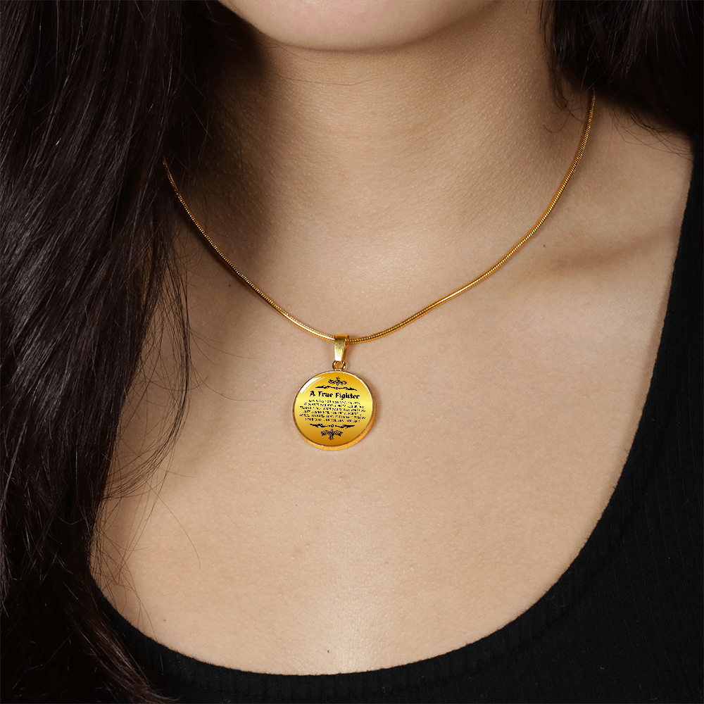 Cancer Survivor Gift for Women, Cancer Fighter Gift, Encouragement Gift, Warrior Gift for Women, Engraved Necklace for Cancer Survivor