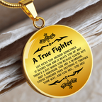 Cancer Survivor Gift for Women, Cancer Fighter Gift, Encouragement Gift, Warrior Gift for Women, Engraved Necklace for Cancer Survivor