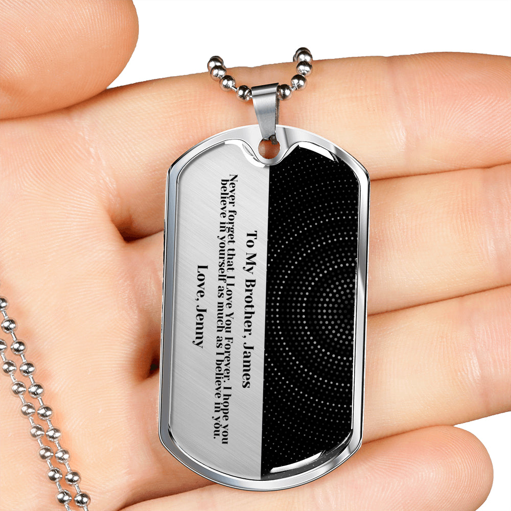 Personalized Brother Gift, Gift for Brother from Sister, Birthday Gift, Unique gift for Brother, Brother Long Distance, Best Brother