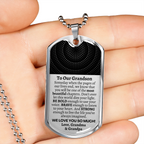 To Our Grandson, Grandson Gift from Grandma Grandpa, Grandson Graduation Gift, Grandson Birthday Gift, Meaningful Custom Gift for Grandson