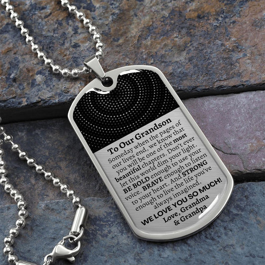 To Our Grandson, Grandson Gift from Grandma Grandpa, Grandson Graduation Gift, Grandson Birthday Gift, Meaningful Custom Gift for Grandson