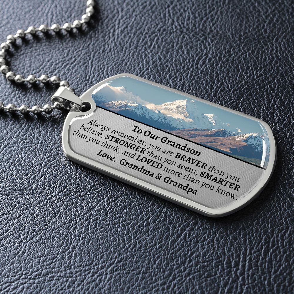 To Our Grandson, Grandson Gift from Grandma Grandpa, Grandson Graduation Gift, Grandson Birthday Gift, Meaningful Custom Gift for Grandson