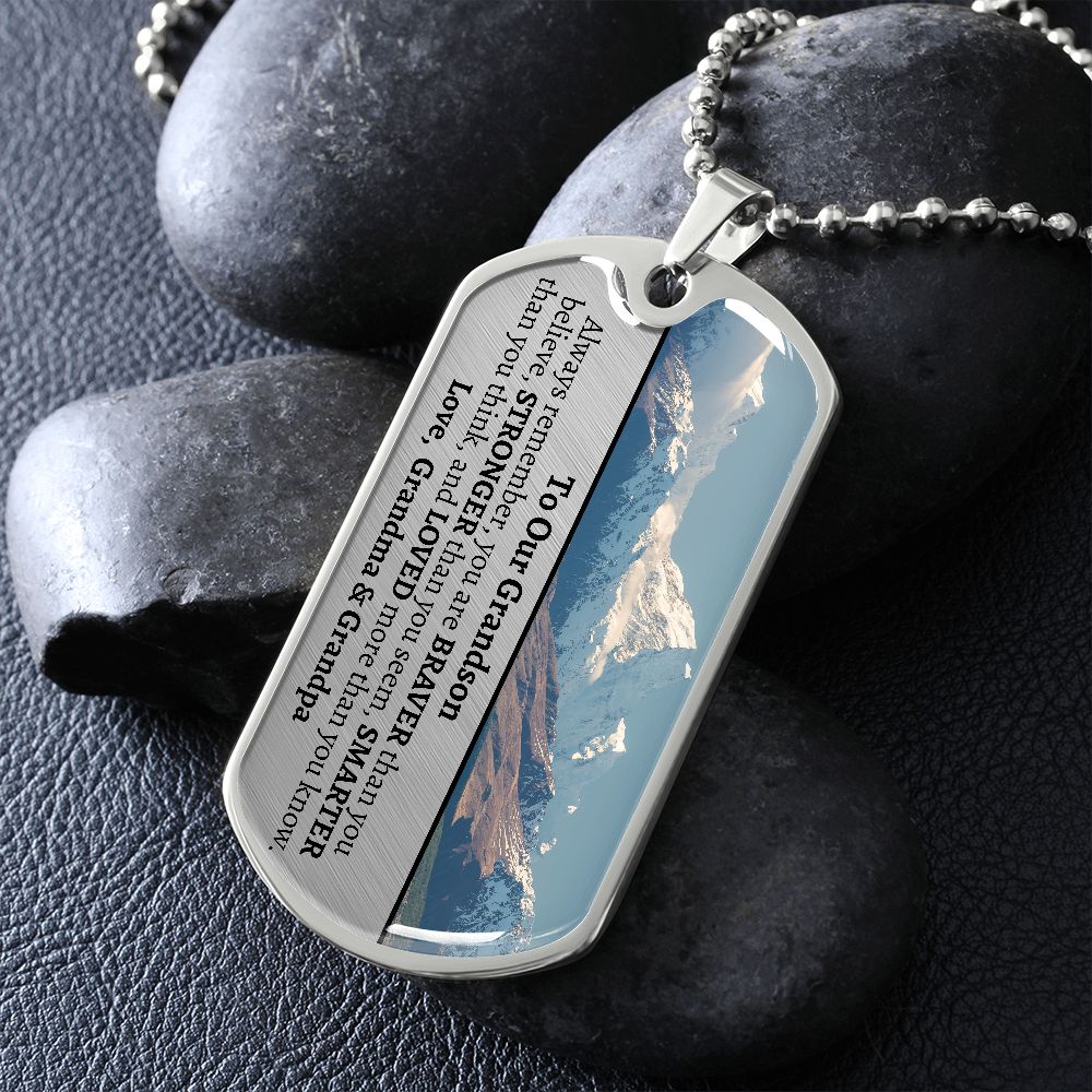 To Our Grandson, Grandson Gift from Grandma Grandpa, Grandson Graduation Gift, Grandson Birthday Gift, Meaningful Custom Gift for Grandson