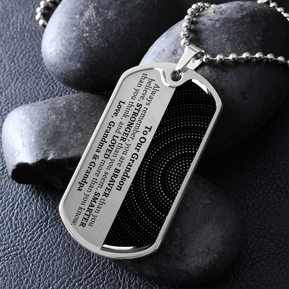 To Our Grandson, Grandson Gift from Grandma Grandpa, Grandson Graduation Gift, Grandson Birthday Gift, Meaningful Custom Gift for Grandson