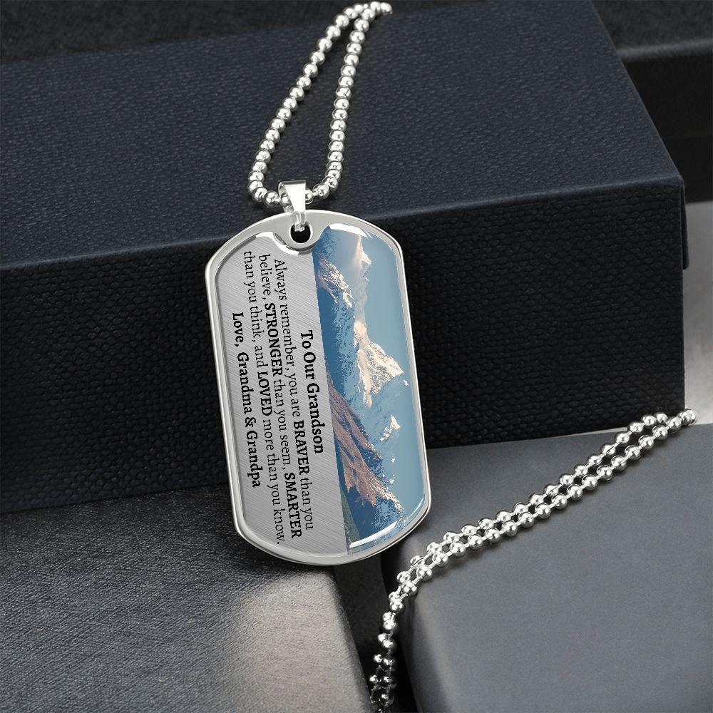 To Our Grandson, Grandson Gift from Grandma Grandpa, Grandson Graduation Gift, Grandson Birthday Gift, Meaningful Custom Gift for Grandson