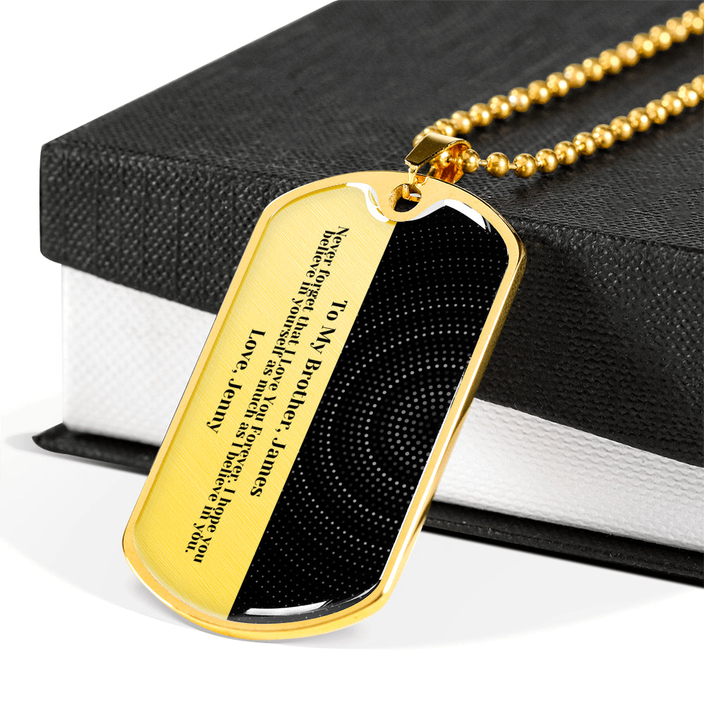 Personalized Brother Gift, Gift for Brother from Sister, Birthday Gift, Unique gift for Brother, Brother Long Distance, Best Brother