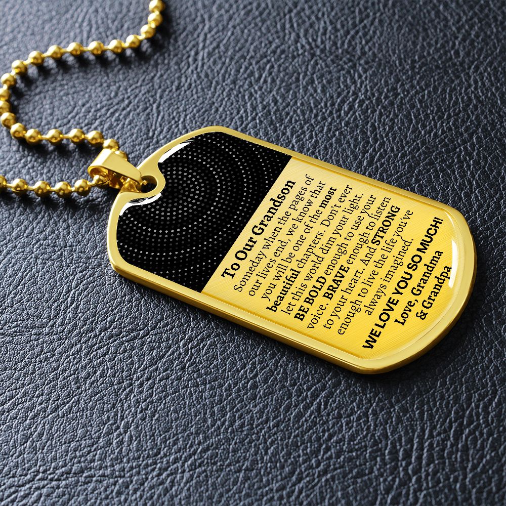 To Our Grandson, Grandson Gift from Grandma Grandpa, Grandson Graduation Gift, Grandson Birthday Gift, Meaningful Custom Gift for Grandson