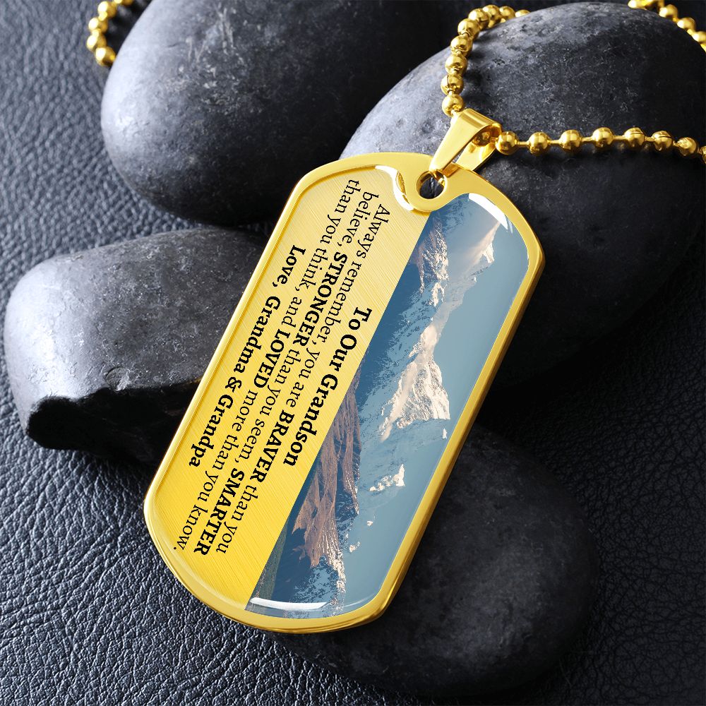 To Our Grandson, Grandson Gift from Grandma Grandpa, Grandson Graduation Gift, Grandson Birthday Gift, Meaningful Custom Gift for Grandson