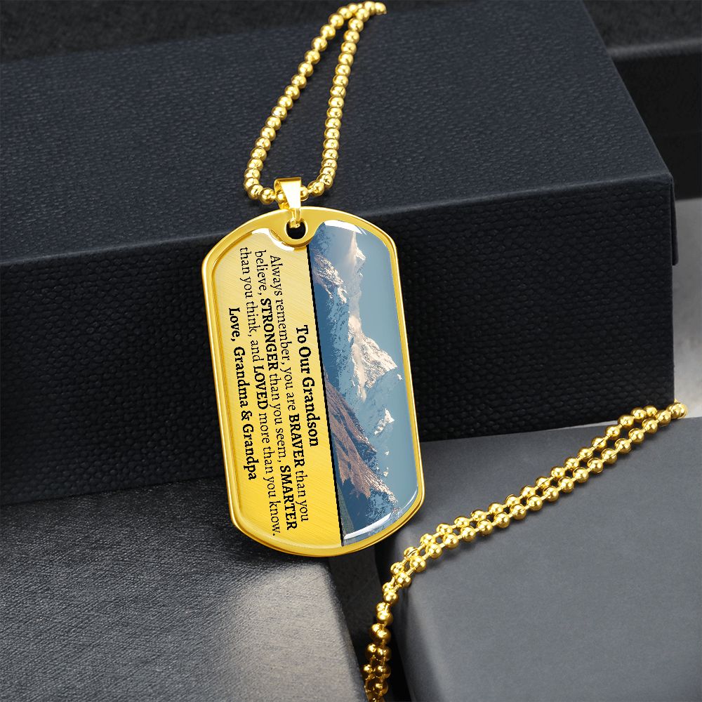 To Our Grandson, Grandson Gift from Grandma Grandpa, Grandson Graduation Gift, Grandson Birthday Gift, Meaningful Custom Gift for Grandson