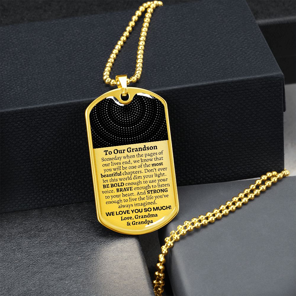To Our Grandson, Grandson Gift from Grandma Grandpa, Grandson Graduation Gift, Grandson Birthday Gift, Meaningful Custom Gift for Grandson