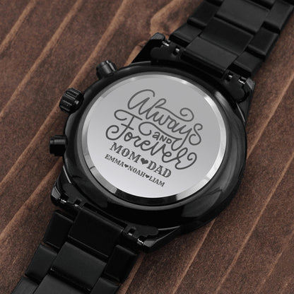 Engraved Watch Gift for Dad, Father’s Day gift for Daddy, Birthday Gift for Dad, Engraved Watch for Him, Cool Father Gift for Husband