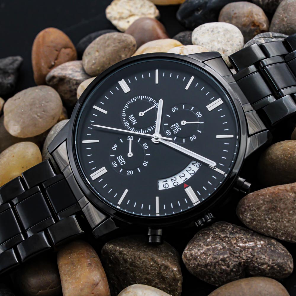 Engraved Watch Gift for Dad, Father’s Day gift for Daddy, Birthday Gift for Dad, Engraved Watch for Him, Father Gift from Daughter and Son, Papa Gift