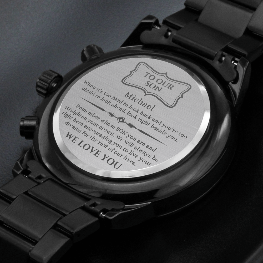 To Our Son Custom Watch