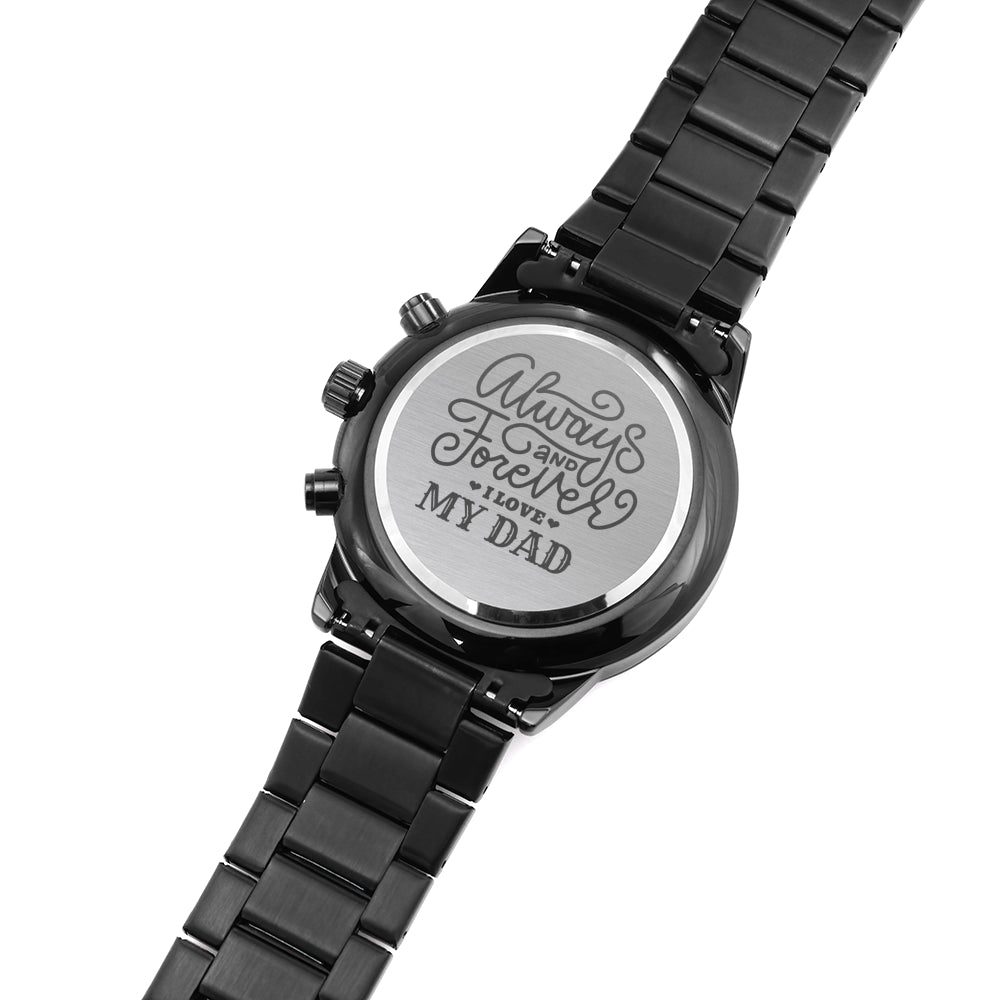 Engraved Watch Gift for Dad, Father’s Day gift for Daddy, Birthday Gift for Dad, Engraved Watch for Him, Cool Father Gift