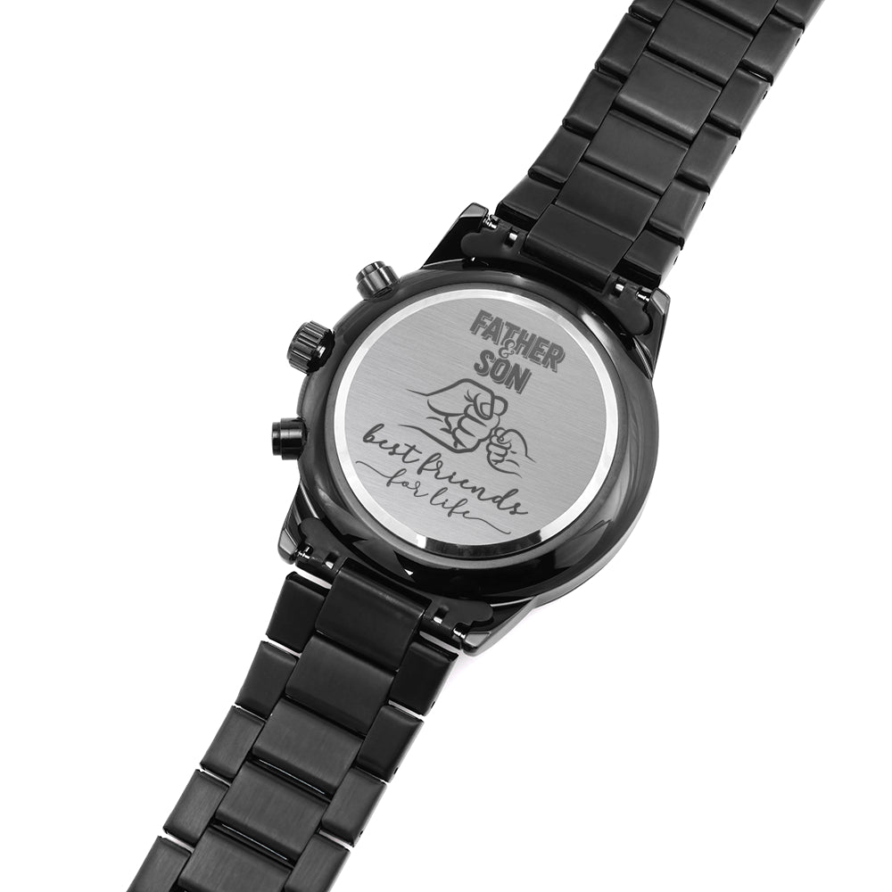 Engraved Watch Gift for Dad, Father’s Day gift for Daddy, Birthday Gift for Dad, Engraved Watch for Him, Father Gift from Son