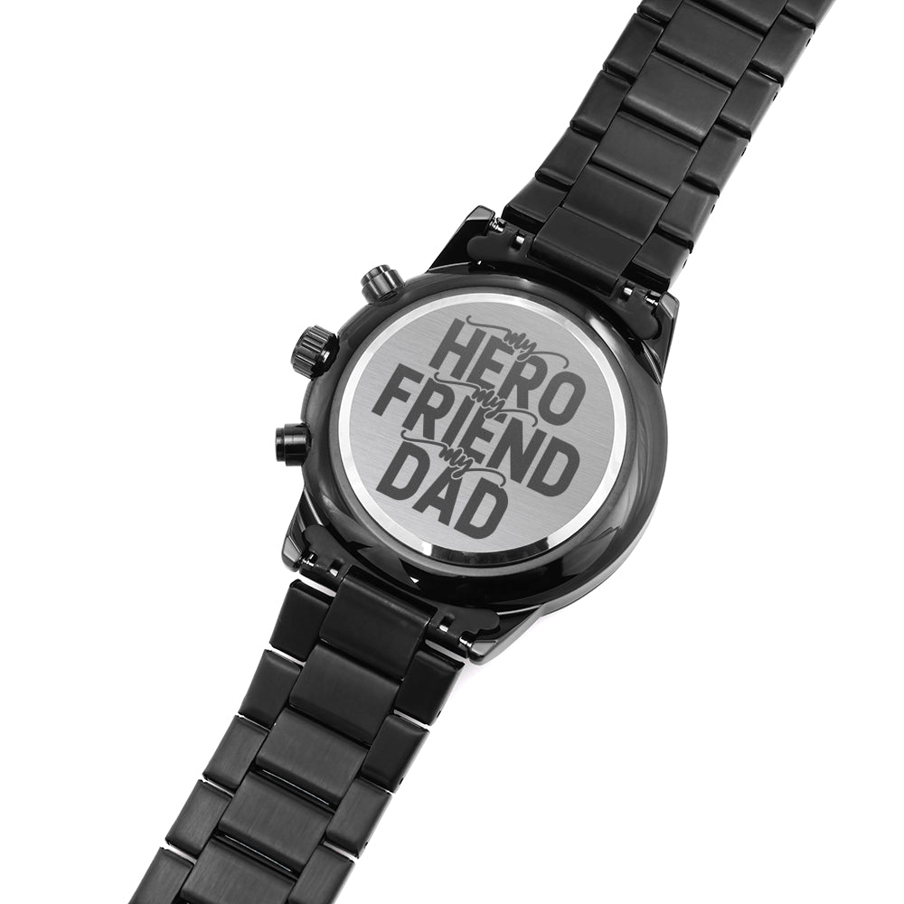 Engraved Watch Gift for Dad, Father’s Day gift for Daddy, Birthday Gift for Dad, Engraved Watch for Him, Father Gift from Daughter and Son
