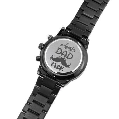 Engraved Watch Gift for Dad, Father’s Day gift for Daddy, Birthday Gift for Dad, Engraved Watch for Him, Father Gift from Daughter and Son, Best Dad Ever