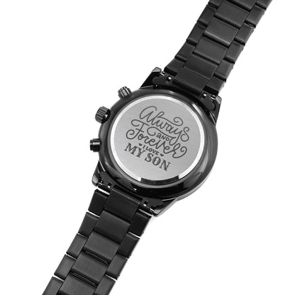 Engraved Watch Gift for Son, Father’s Day gift for Son, Birthday Gift for Son, Cool Father's Day Gift for Son
