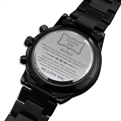 To Our Son Custom Watch