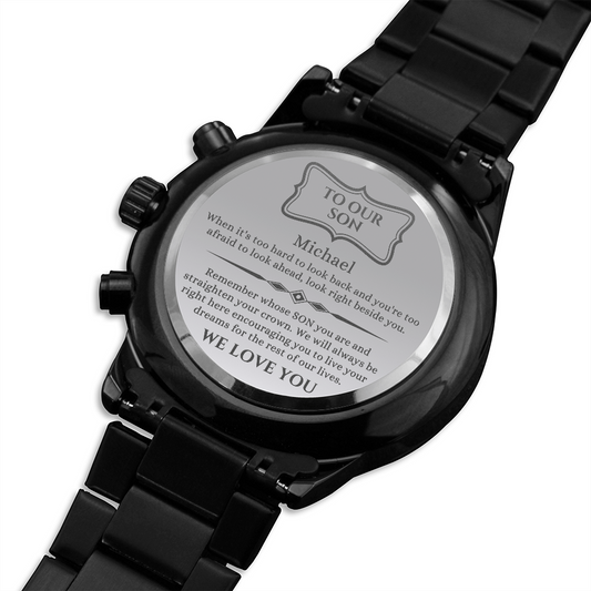 To Our Son Custom Watch