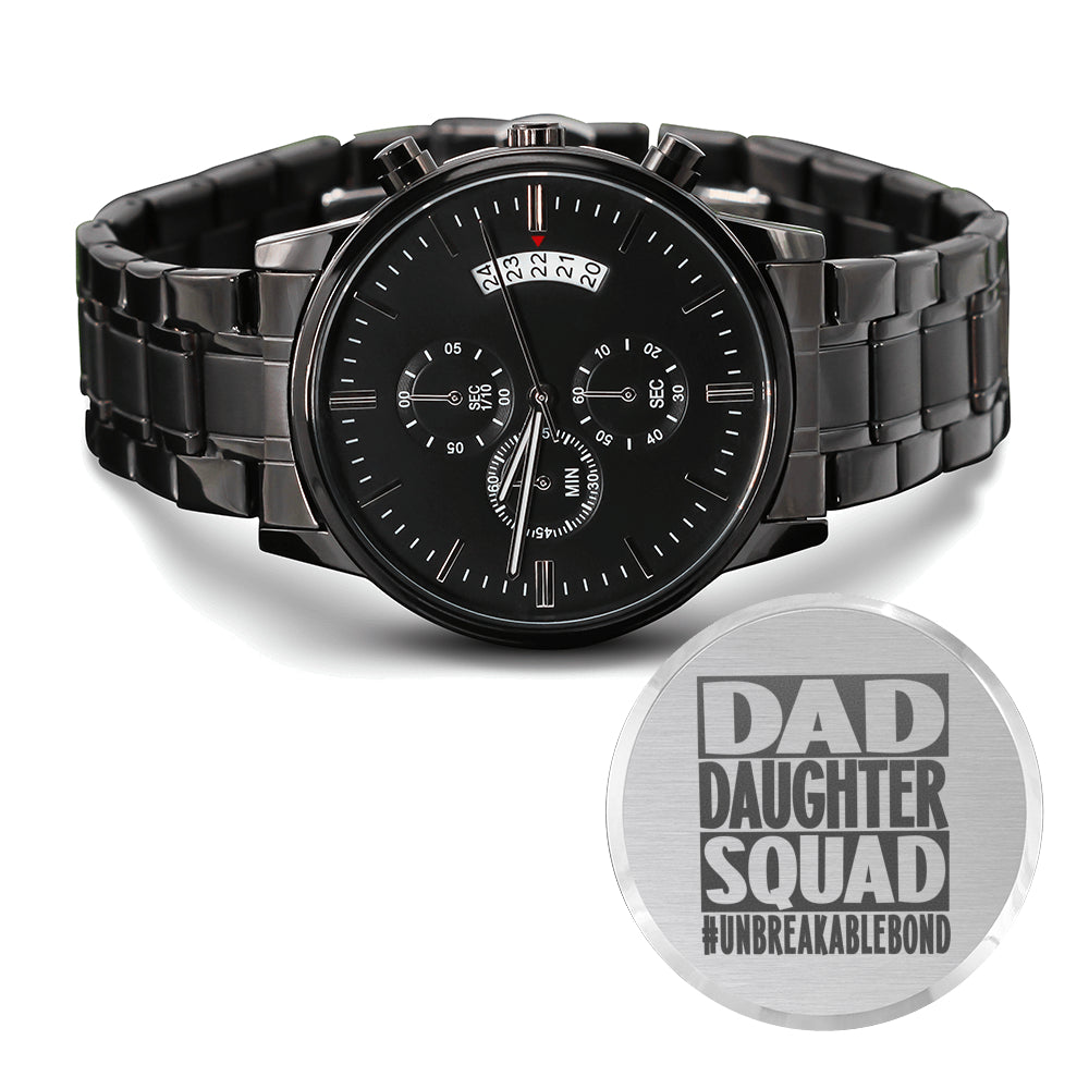 Engraved Watch Gift for Dad, Father’s Day gift for Daddy, Birthday Gift for Dad, Father Gift from Daughter, Father Gift from Daughter
