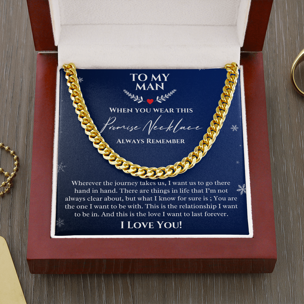 Anniversary Gift for Boyfriend, Boyfriend Birthday Gift, Christmas Gift for Boyfriend, Unique Boyfriend Gift, Meaningful Gift, Necklace Gift