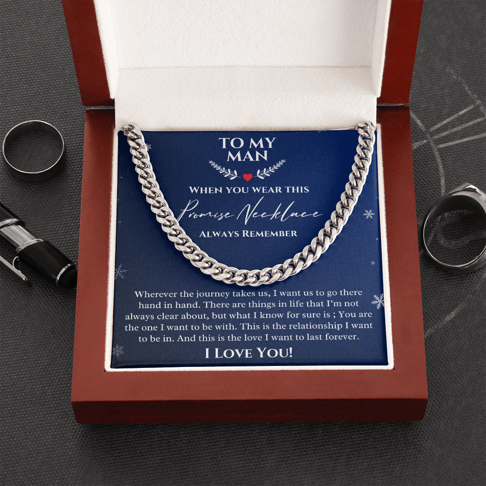Anniversary Gift for Boyfriend, Boyfriend Birthday Gift, Christmas Gift for Boyfriend, Unique Boyfriend Gift, Meaningful Gift, Necklace Gift