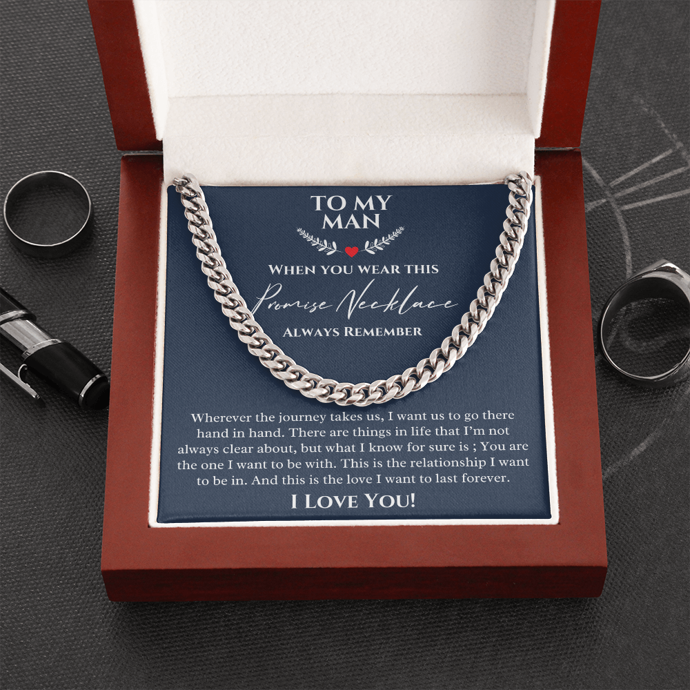 Anniversary Gift for Boyfriend, Boyfriend Birthday Gift, Christmas Gift for Boyfriend, Unique Boyfriend Gift, Meaningful Gift, Necklace Gift