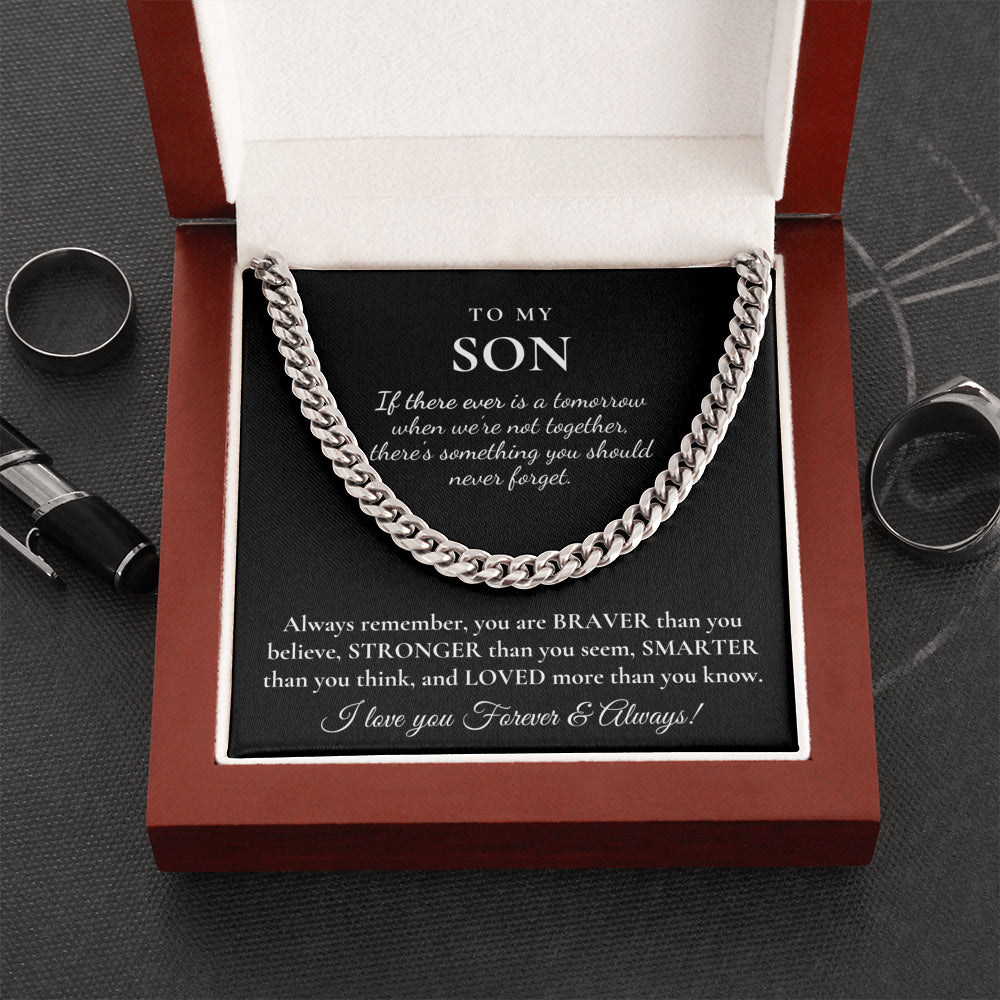 to my son necklace