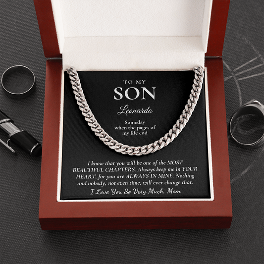 To My Son Custom Necklace